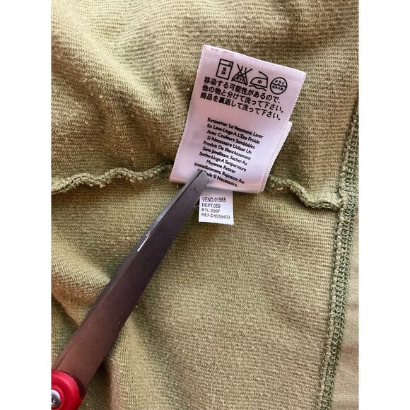 EDDIE BAUER Women's Collared Zip Up Green Activewear Outdoor Jacket Small Cotton - Picture 10 of 10